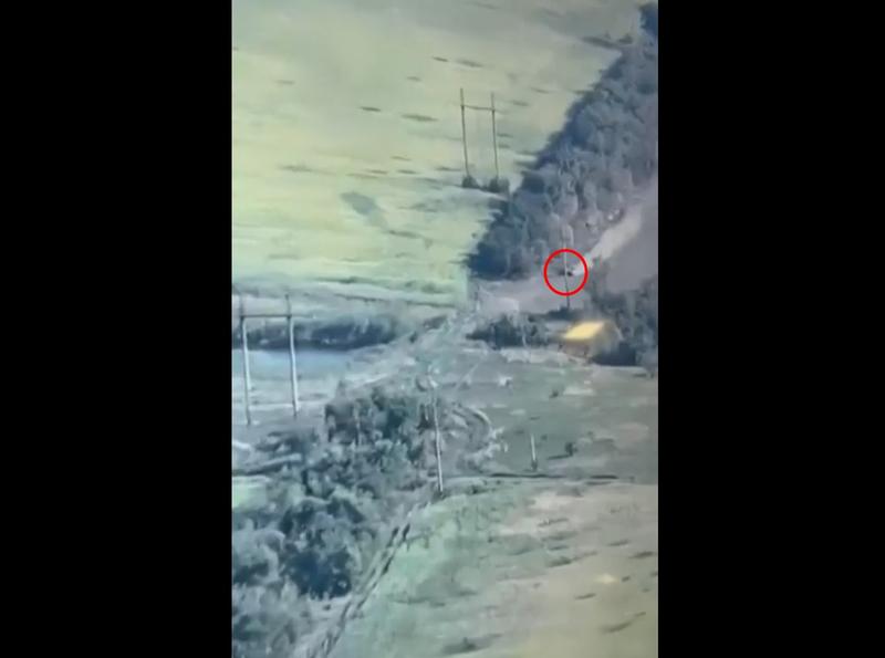 Tancul rusesc a intrat la apa, Foto: Captura video