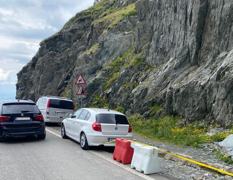 Pe Transfăgărăşan, Foto: Facebook/ Politia Sibiu