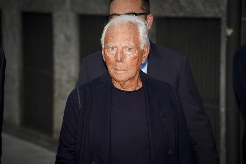 Designerul de modă Giorgio Armani, Foto: Mondadori Portfolio / ddp USA / Profimedia