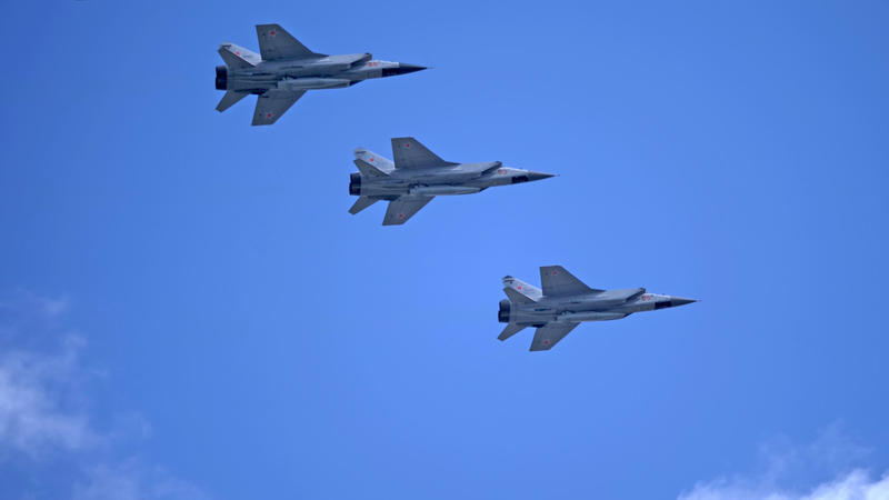 Avioane rusești Mig-31 la o paradă la Moscova, Foto: DreamsTime