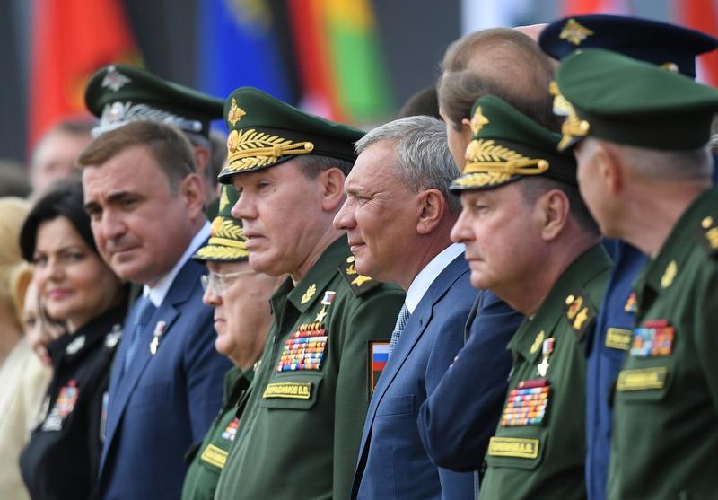 Oficiali si generali rusi la Forumul Armatei in 2021, Foto: Ramil Sitdikov / Sputnik / Profimedia Images
