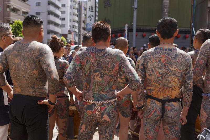 Membrii yakuza, mafia japoneza, Foto: Rodrigo Reyes Marin / Zuma Press / Profimedia Images