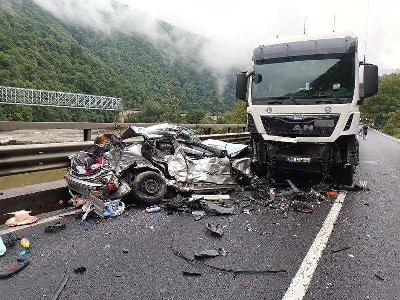 Accident pe Valea Oltului, Foto: Serviciul de Ambulanta Sibiu