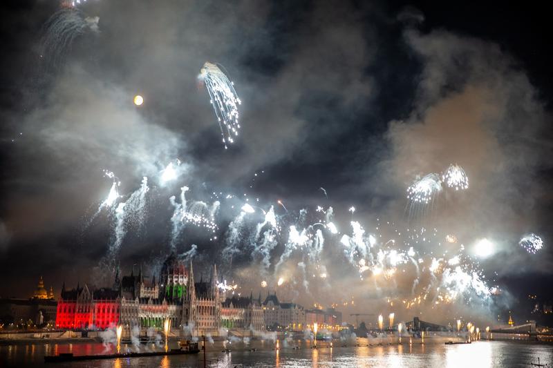 Celebrările de ziua națională a Ungariei, la Budapesta, în 2021, Foto: FERENC ISZA / AFP / Profimedia