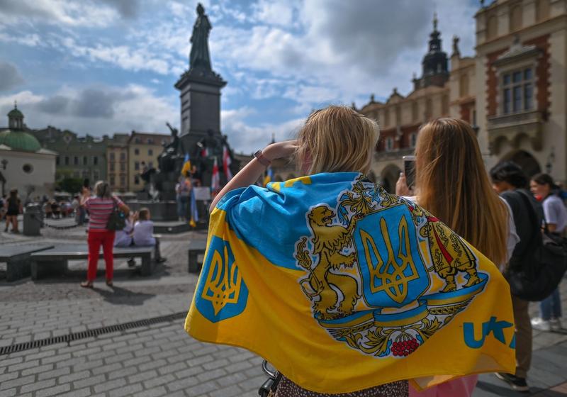 Ucrainence din Polonia sarbatoresc ziua nationala, Foto: Artur Widak/NurPhoto / Profimedia