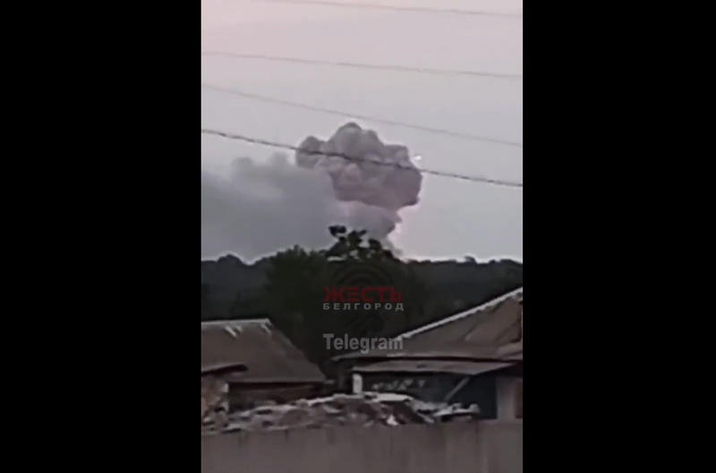 Explozie in Belgorod, 23 august, Foto: Captura video