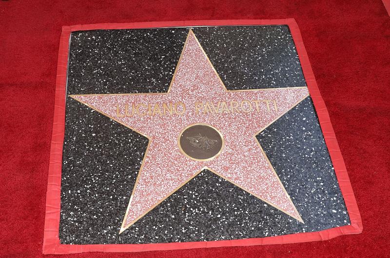 Steaua lui Luciano Pavarotti de pe Hollywood Walk of Fame, Foto: John Salangsang / Shutterstock Editorial / Profimedia