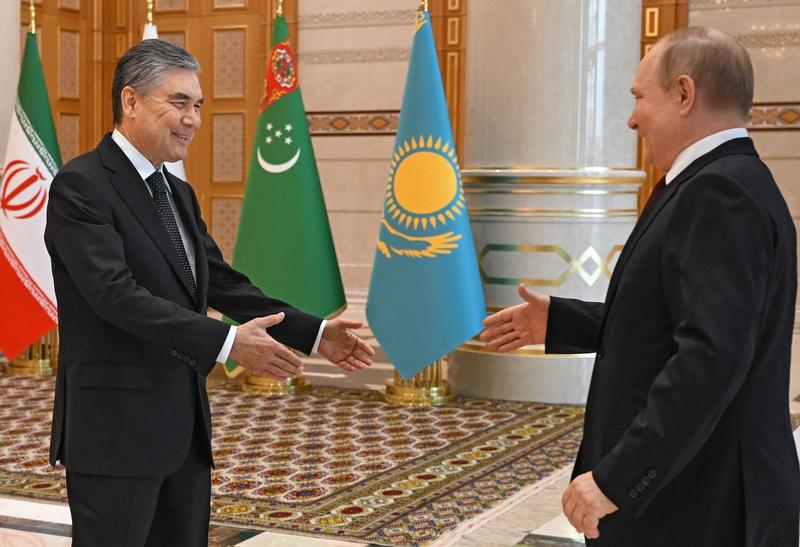 Vladimir Putin alaturi de Gurbanguli Berdimuhamedov, Foto: Kommersant Photo Agency / ddp USA / Profimedia