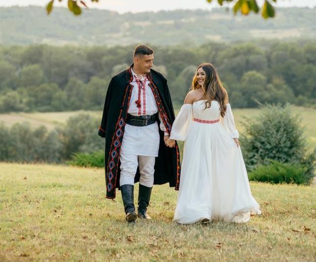 Nunta lui George Simion cu Ilinca Munteanu, Foto: AUR