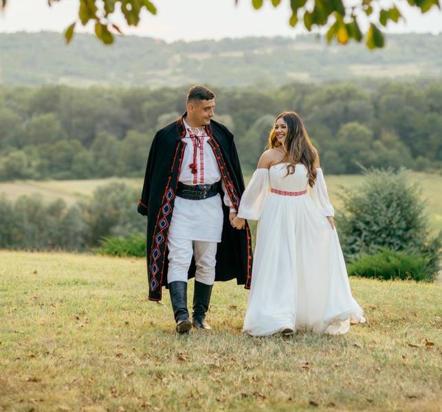 Nunta lui George Simion cu Ilinca Munteanu, Foto: AUR