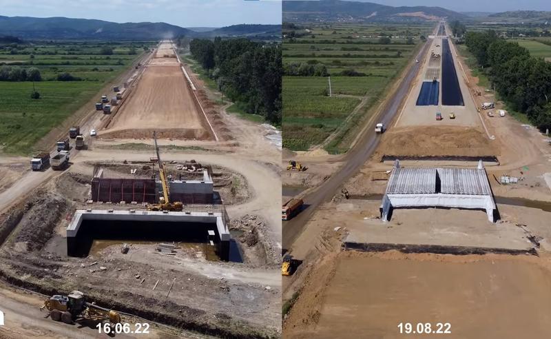 Autostrada Nusfalau - Suplacu de Barcau, construita de turcii de la Nurol, Foto: Captura YouTube