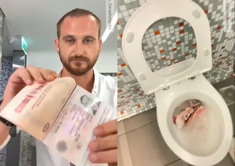 Pavel Filatiev a renuntat la documentele rusesti, Foto: Captura video