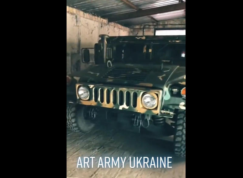 Humvee-uri americane in dotarea fortelor armate ucrainene, Foto: Captura video