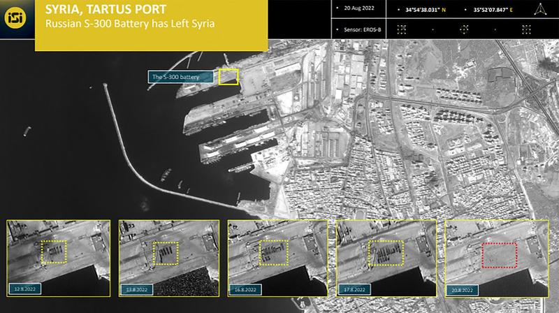 Rusia a trimis o baterie de rachete antiaeriene S-300 din Siria catre un port rusesc din apropiere de Crimeea, Foto: AFP / AFP / Profimedia