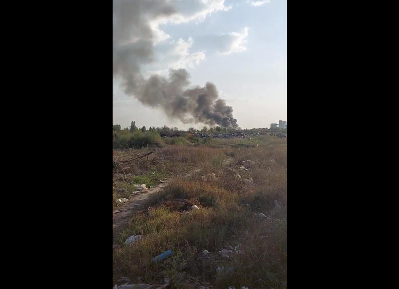 Incendii puternice in orasul Tavriisk din Herson, Foto: Captura video