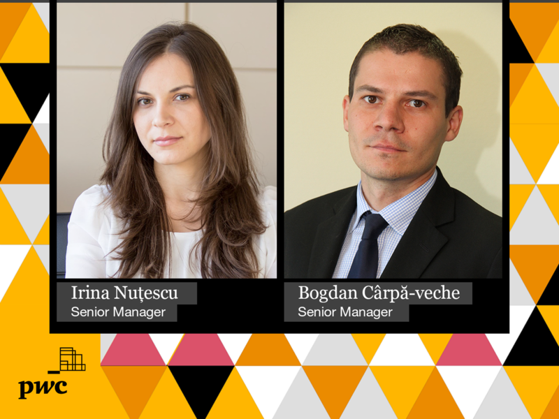 Bogdan Cârpă-veche, Irina Nuțescu, Foto: PwC România