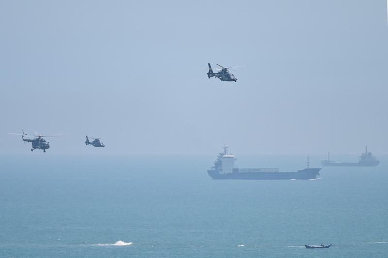 China desfășoară manevre militare de amploare în apele din jurul Taiwanului, Foto: Hector RETAMAL / AFP / Profimedia