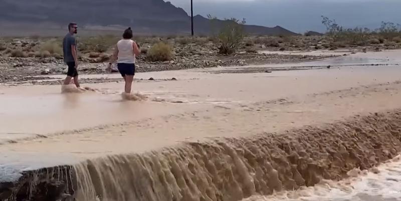 Inundatii in Death Valley, Foto: Captura YouTube