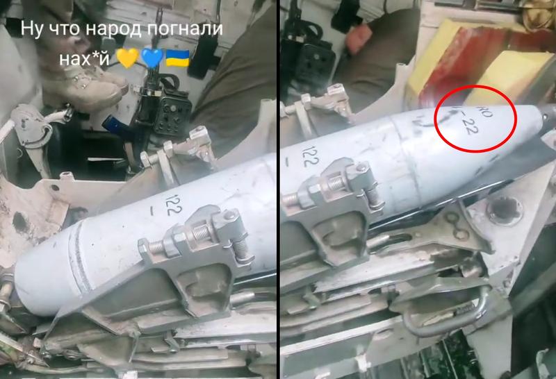 Obuz fabricat in Romania folosit de militarii ucraineni, Foto: Captura video