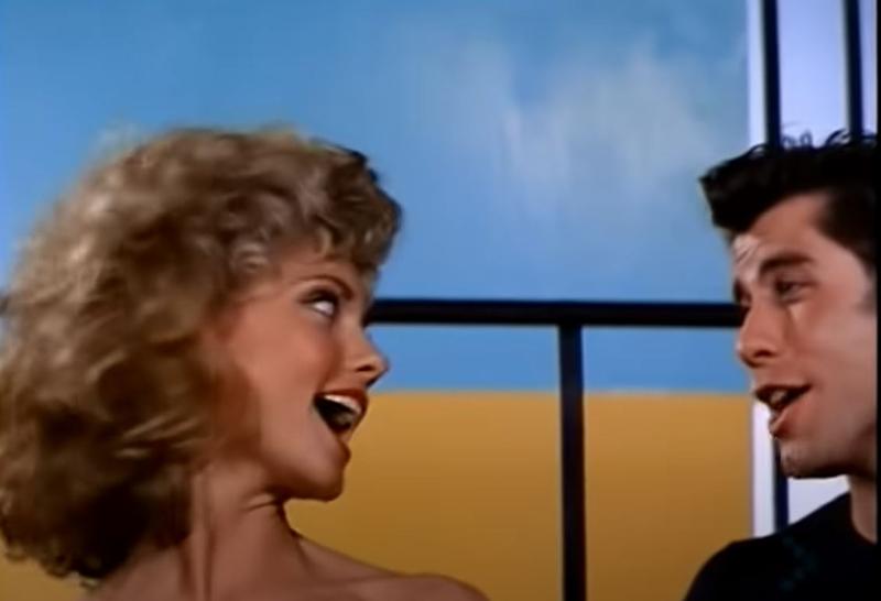 Olivia Newton John și John Travolta, Foto: Captura