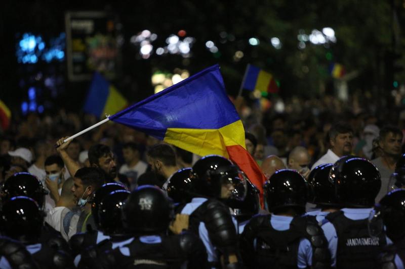 Protest 10 august (1), Foto: Gabriel Petrescu / Alamy / Alamy / Profimedia