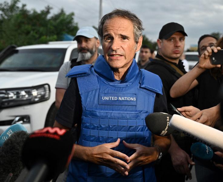 Rafael Grossi, directorul general al Agenţiei Internaţionale pentru Energie Atomică (AIEA), Foto: Genya Savilov / AFP / Profimedia Images