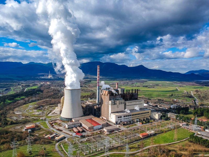 Centrală electrică din Arcadia, Grecia, Foto: DreamsTime