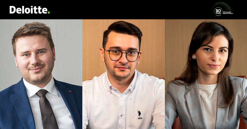 Alexandru Stancu, Bogdan Borleanu, Cristiana Negrei, Foto: Deloitte Romania