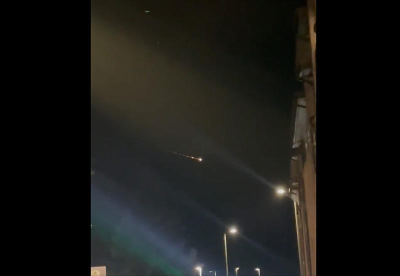 Mingea de foc vazuta de scotieni si nord-irlandezi, Foto: Captura video