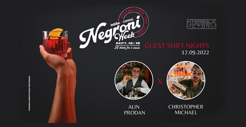 Negroni Week în România, Foto: Campari