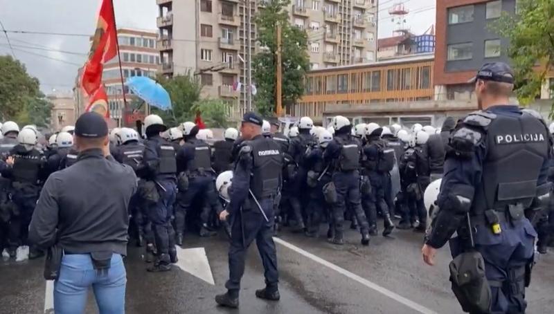 Europride tensionat la Belgrad, Foto: Captura YouTube