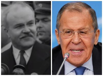 Molotov si Lavrov, Foto: Pathe si Alexander Vilf / Sputnik / Profimedia
