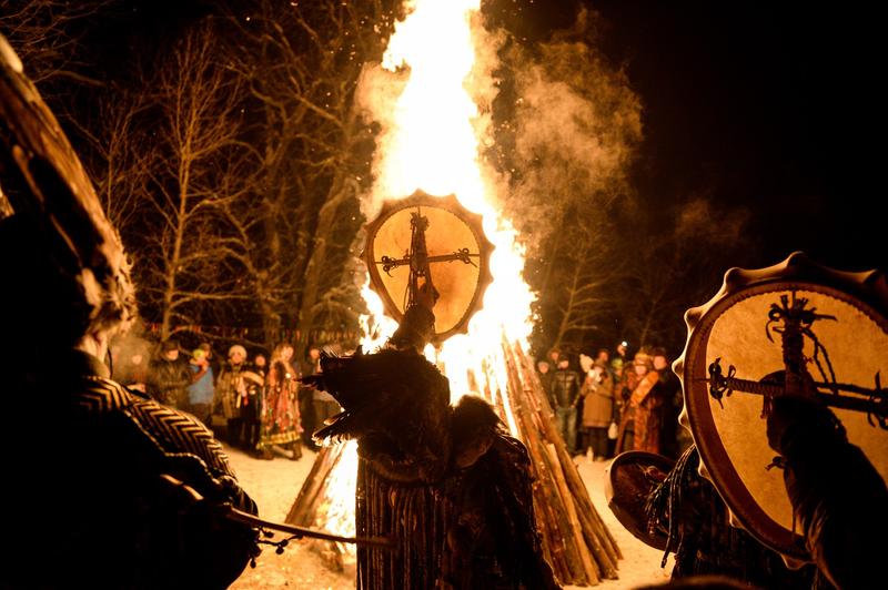 Samani din Kizil, capitala regiunii Tuva, Foto: Alexandr Kryazhev / Sputnik / Profimedia Images