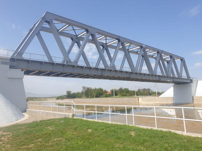 Noul pod CFR de la Budila, Foto: CFR Infrastructura