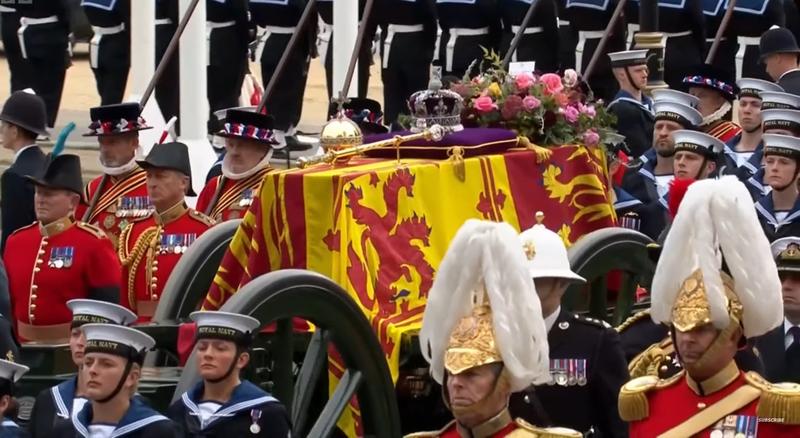 Înmormântarea Reginei Elisabeta a II-a, Foto: Captura video