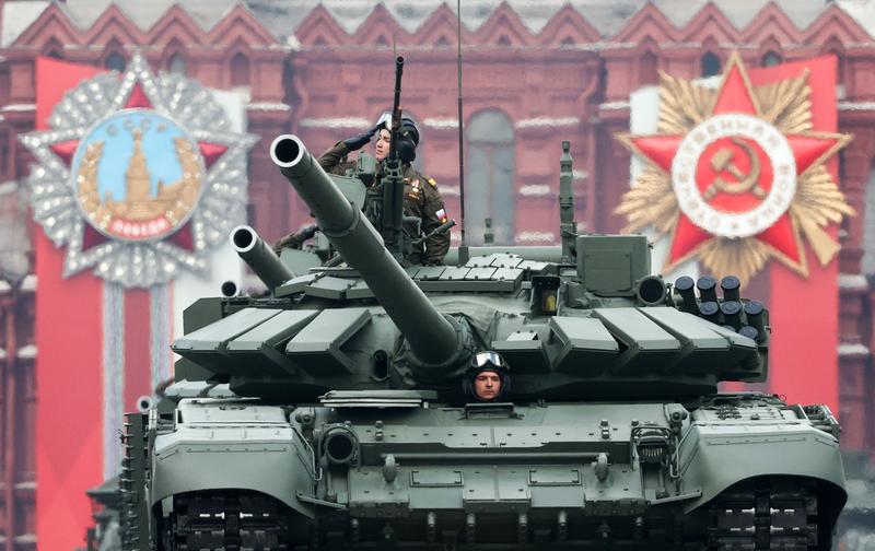 Un tanc T-90M rusesc la parada in Piata Rosie din Moscova, Foto: Sergei Bobylev / TASS / Profimedia Images