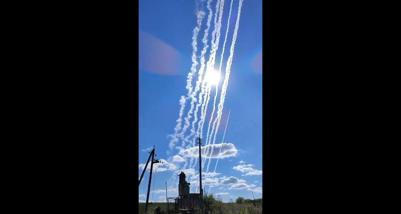 Ucrainenii au folosit din nou sistemele HIMARS pe timp de zi, Foto: Captura video