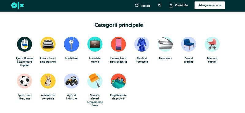 Platforma OLX, Foto: olx.ro