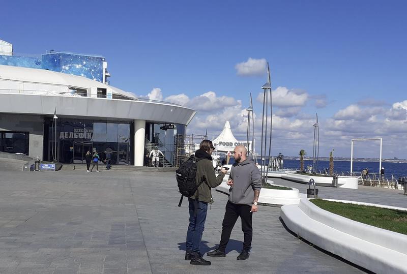 Interviu cu un locuitor din Odesa, Foto: Alexandru Buzica
