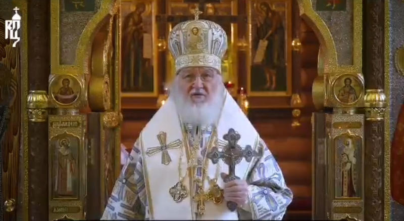 Patriarhul Kirill spune ca soldatii rusi ce mor in Ucraina vor fi absolviti de toate pacatele, Foto: Captura video