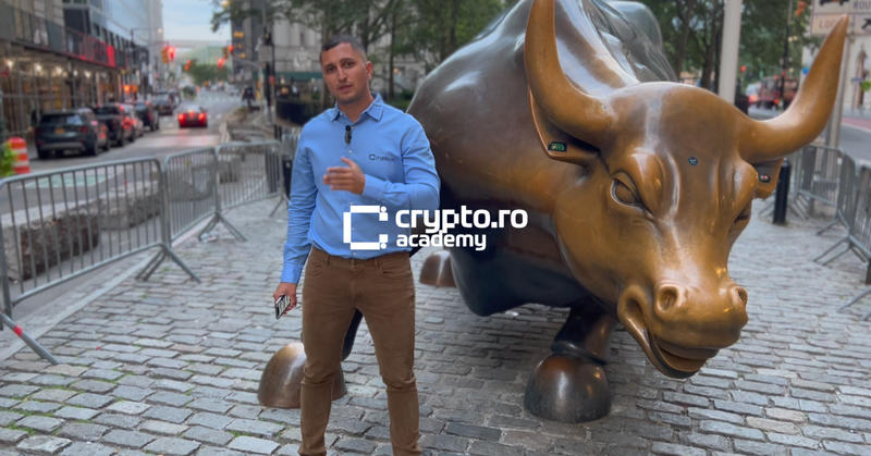 Românii de la Crypto.ro „au închis” Wall Street pentru a filma la Academia Crypto.ro, Foto: Crypto.ro