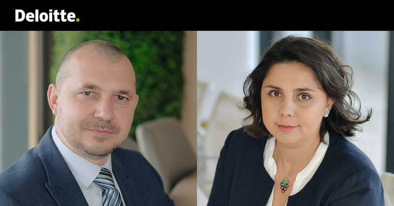 Sergiu Zaharia, Raluca Anton, Foto: Deloitte Romania