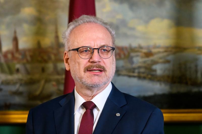 Egils Levits, președintele Letoniei, Foto: Gints Ivuskans / AFP / Profimedia