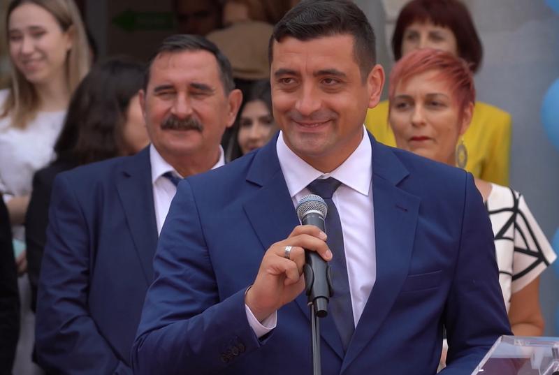 George Simion la deschiderea anului scolar, Foto: Captura video