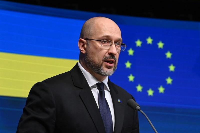 Premierul ucrainean Denîs Şmîhal, Foto: JOHN THYS / AFP / Profimedia