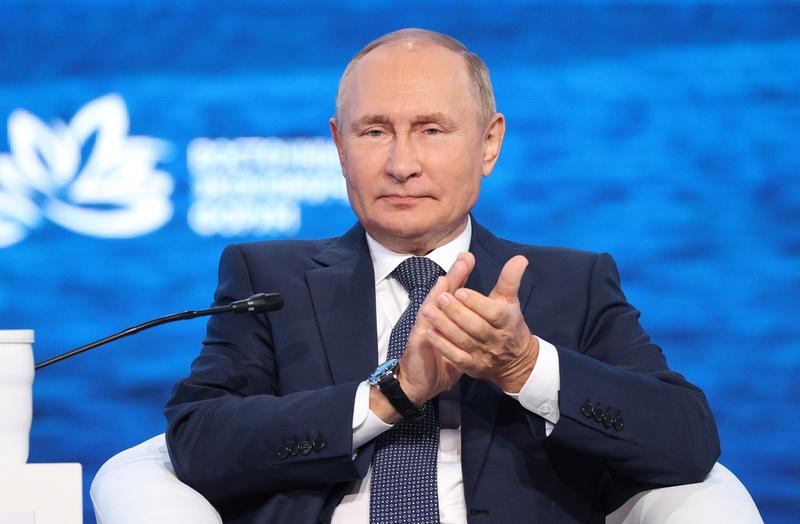 Președintele rus Vladimir Putin la Forumul Economic Estic din Vladivostok, Foto: Sergej Bobylev / Sputnik / Profimedia