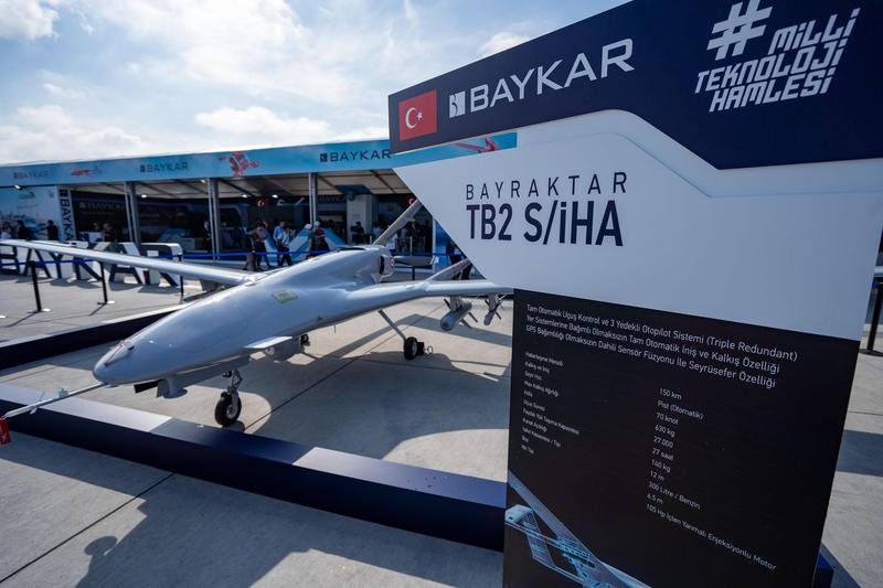 Dronă Bayraktar TB2 produsă de Baykar, Foto: BAYKAR
