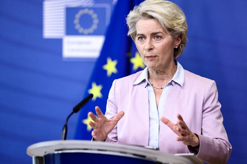 Șefa Comisiei Europene, Ursula von der Leyen, Foto: Kenzo TRIBOUILLARD / AFP / Profimedia