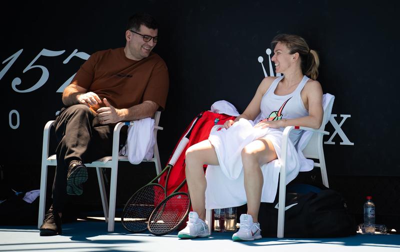 Toni Iuruc și Simona Halep, Foto: Rob Prange / Shutterstock Editorial / Profimedia
