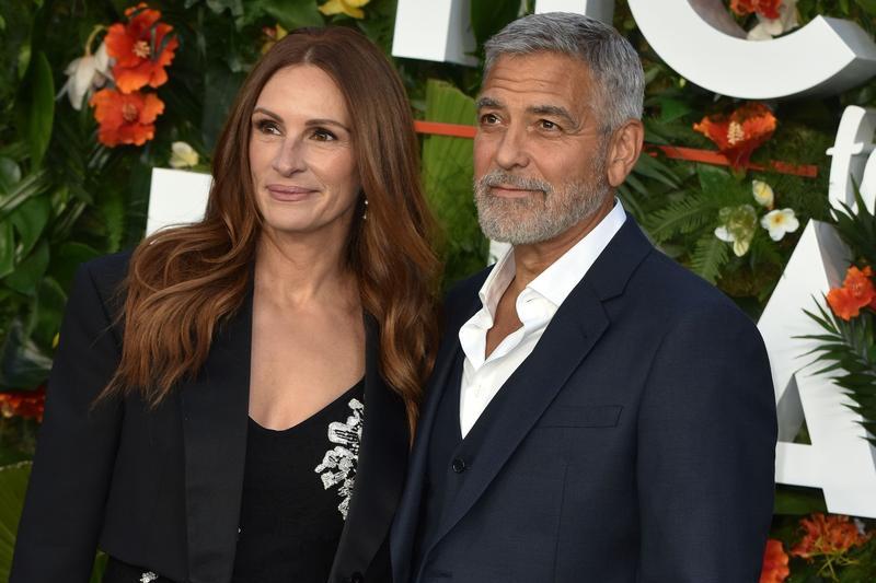 Actorii americani Julia Roberts și George Clooney la premiera filmului Ticket to Paradise de la Londra, Foto: - / Shutterstock Editorial / Profimedia